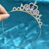 Nuevo tocado de aleación para niñas, regalo de cumpleaños, accesorios para el cabello, corona de moda para niñas, diadema de princesa, linda corona de rendimiento