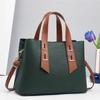Bolso Bandolera de Gran Capacidad para Viajeros Bolso de Mano de Moda Atmosférico Combinable para Mujer 2024 Nuevo Bolso de Contraste para Mujer