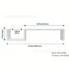 Estante de Almacenamiento de Pared Transfronterizo, Estante Decorativo de Partición Flotante para Pared de Sala de Estar, Estante de Exhibición y Almacenamiento para Estudio y Dormitorio