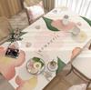Mantel de cuero minimalista para mesa de comedor, desechable, resistente al aceite, impermeable, aislante del calor, sencillo, de cuero, para mesa de centro, se puede cortar.