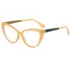 Gafas Retro Ojo de Gato Anti Luz Azul Moda Europea y Americana Gafas Planas Transfronterizas para Mujeres con Rostros Grandes para Hacerlos Ver Más Delgados y Pueden Equiparse con Gafas Planas para Miopía