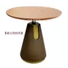 Mesa Redonda Pequeña de Madera Maciza para Oficina de Ventas, Mesa y Sillas de Negociación para Tienda 4S, Mesa de Comedor de Lujo Ligero, Mesa de Café de Mármol para Hotel T450