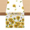 Caminho de Mesa de Algodão e Linho Tecido em Estilo Nórdico Feito Sob Medida Decoração Floral Juta Toalha de Mesa Amazon Casa Tapete de Chá Caminho de Mesa para Mesa de Centro