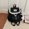 Otoño 2026 Nuevo Estilo Estilo ins Mochila Pequeña Cordón de Estrella Bolso de Doble Hombro Viaje Cotidiano Mochila Pequeña Venta al por Mayor Bolsos para Mujer