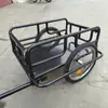 Enganche para Remolque de Bicicleta de Montaña Montado en la Bicicleta Viajes al Aire Libre Carga Acampada Mascota Remolque Pequeño Carrito de Carga