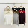 ¡Estilo coreano! Camiseta minimalista y elegante de cuello redondo y manga larga para Otoño/Invierno 2026, se ve bien tanto sola como en capas, versátil