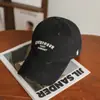 Gorra de Béisbol Bordada con Letras para Mujer, Versátil, Sombrero Adelgazante, Ala Ancha, Circunferencia de Cabeza Grande, Gorra de Algodón, Sombrero para Circunferencia de Cabeza Grande