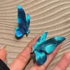 Sonhos do Reino Azul~Brincos de Borboleta Sonhadores e Bonitos, Design Único de Nicho Dopamina de Verão, Brincos da Moda de Luxo Leve