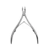 Venta al por mayor de fábrica 8710 tijeras para cutícula tijeras para cutícula de acero inoxidable tijeras para cutícula de acero inoxidable pinzas peladoras de doble punta cortaúñas