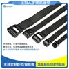 Hebilla de aleación de zinc negra para cinturón de sujeción, tensor de carga, fijación de equipaje de motocicleta, correa de sujeción de tarjeta, cuerda de sujeción de carga