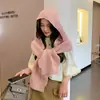 Bufanda para mujer de invierno, moderna, versátil, con capucha, chal, prenda exterior, gruesa, cálida, larga, de alta calidad