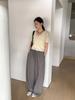 6UP Verão Novo Conjunto de Duas Peças Cardigã Suéter Feminino Guangzhou 13 Linha Novo Coreano Preguiçoso Casual Top 91386X