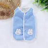 Roupas Grossas e Quentes para Cães e Gatos Outono e Inverno Colete de Veludo Cotelê Cardigan Cachorro de Porte Pequeno e Médio Bulldog Francês