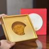 Modelo Nuevo 2026 Caja de Regalo de Pasteles de Luna de 8 Piezas/9 Piezas, Roja, Una Libra, 1.0 kg Cajas Grandes de Empaque para Pasteles de Luna, Caja de Regalo de Pastelería de Yema de Huevo