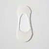 Calcetines de Verano Invisibles Antideslizantes para Mujer, Calcetines Deportivos de Color Sólido Absorbentes de Sudor, Calcetines Cortos con Lazo de Seda Integrado