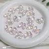 Dingyi Transparente Mariposa Grande Luna Fría Cuentas Irregulares Acrílico Electrochapado Agujero Pasante Cuentas Sueltas Pulsera DIY Accesorios de Joyería