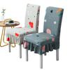 Funda de Silla Estampada Funda de Respaldo Funda Simple para Silla de Mesa de Comedor Funda para Taburete Cojín de Tela para Silla de Comedor Doméstica TYmy
