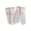 Meias brancas femininas para primavera e verão, meias de pelo fino, anti-pilling, de malha, absorventes de suor, de cano médio, de cor sólida, simples, sem osso, para mulheres