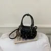 Bolsa Plissada de Bolinhas Nova Outono 2026 Estilo Coreano Suave para o Trabalho Bolsa de Ombro Transversal Bolsa Versátil da Moda
