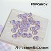 Cuentas de 12 mm con forma de calabaza, bañadas en luz, de alta calidad, para niñas, bonitas cuentas multicolor hechas a mano, para pendientes, joyas, pulseras y collares.