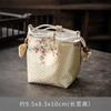 Bolsa de Almacenamiento para Taza Individual Yingjiang Bolsa para Taza Maestra Bolsa Portátil para Taza de Té Bolsa de Tela para Taza Dehua Bolsa de Tela con Cierre de Hilo Bolsa de Tela de Algodón y Lino Juego de Té