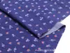 Tejido de Mezclilla Lavada de Fibra de Bambú con Estampado Floral Pequeño para Ropa, Vestidos, Pantalones, Faldas, Materiales para Zapatos y Materiales para Bolsos