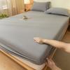 Sábana Bajera Ajustable de Color Estilo Ins Cubierta de Cama de una Pieza Cubierta Antipolvo para Dormitorio de Estudiantes Protector de Colchón Funda de Almohada Universal
