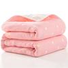 Edredón de gasa de algodón de seis capas para bebé, manta suave para recién nacido, edredón para bebé, venta al por mayor