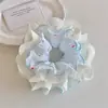 Goma para el pelo con estampado estilo Academia Melard para mujer, scrunchie de satén con malla de estampado de leopardo vintage, banda elástica de alta elasticidad y duradera