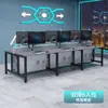 Café de Internet, Mesa com Duto de Ar para E-Sports, Mesa para Computador All-In-One Refrigerado a Água para Hotel com Gabinete Antifurto Trancável