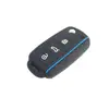 Estojo para Chave de Carro para VW Golf Jetta POLO para Skoda Yeti Superb Rapid Octavia para SEAT Leon Ibiza Capa de Silicone para Chave de 3 Botões
