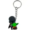 Accesorios de Llavero de Dibujos Animados de Yoda Transfronterizos Colgante Pequeño Decoración de Colgante para Bolso de Goma Suave de PVC Venta al por Mayor en Stock