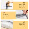 Bolsa para guardar zapatos, a prueba de humedad y moho, transparente, resistente al agua, a prueba de polvo y amarilla, para colgar, de viaje, funda para zapatos.