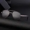 [Personalizado] Gafas de Sol Polarizadas Tr sin Tornillos para Hombre, Gafas Retro de Sapo, Gafas Transfronterizas de Alta Gama de Marca Reconocida para Hombre