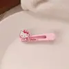 Grampo de Cabelo Gatinho de Desenho Animado Feminino Criativo Estilo Óculos Grampo para Franja Presilha Bico de Pato Grampo para Franja Quebrada Acessórios de Cabelo