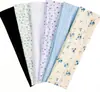 Novas tiaras de fitness e yoga europeias e americanas, tiaras com estampa floral, tiaras elásticas absorventes de suor para cross-border, tiaras com estampa listrada