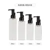 Botellas Portátiles Recargables para Viaje 100ml PET Cuadradas con Tapa de Presión Cuidado de la Piel 200ml Botellas para Aceite Desmaquillante, Esencia, Loción