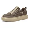 Zapatos para Hombre Huili 2026 Otoño Nueva Marca de Tendencia Versátiles Deportivas Casuales de Suela Gruesa Zapatos Deportivos de Tendencia para Hombre que Aumentan la Altura de Suela Suave