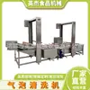 Máquina de lavar bolhas totalmente automática, equipamento para remover lama e areia de batatas, batatas-doces e inhames, máquina de pulverização e lavagem de camarão e frutas e vegetais