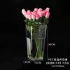 Balde Acrílico Transparente para Flores Frescas Tamanho Grande Buquê de Flores Frescas Balde para Cultivo de Flores Floricultura Loja de Flores Uso Especial