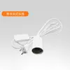 Portalámparas E27 de Rosca con Interruptor Portalámparas de Manguera Casquillo para Bombilla Portalámparas Desmontable Cable de Extensión Ahorro de Energía