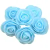 Cabeza de Flor de Rosa de Espuma Simulada de 3.5 cm Flor de Rosa Pe Materiales de Decoración de Boda Cabeza de Flor Artificial Venta al por Mayor