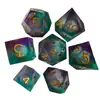 Resina de Areia Líquida Mesa de Jogo Dnd Dungeons & Dragons Jogo de Interpretação de Papéis Coc Trpg Cthulhu Dados de Epóxi Copo de Dados Mesa
