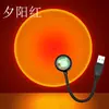 Lámpara de Atardecer Colorida con Control Remoto Lámpara de Atardecer Crepuscular Lámpara de Pie de Atardecer Lámpara de Atmósfera para Transmisiones en Vivo y Fotos Portátil Luz Nocturna