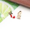 Colgante navideño de aleación de aceite con gota de oro KC de 20 tipos mixto, accesorios de joyería para bricolaje, colgante de joyería, árbol de Navidad.