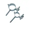 Abrazadera de Tubería de Acero Inoxidable 304 de un Solo Lado con Rosca Exterior Soporte de Tubería para Mesa Plana Aro de Abrazadera Engrosado Soporte de Tubería Abrazadera de Tubería de Desmontaje Rápido