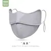 Máscara de Protección Solar Ruiya de Hilo de Nylon Original Mejorado, Nueva Moda Transpirable de Seda de Hielo para Protección Ocular Facial de Mujer, Tridimensional de Alto Valor Estético