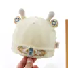 Chapéu de bebê recém-nascido Shu Rong para bebê pequeno, primavera e outono, camada dupla 0 Março 6-12, recém-nascido, sem costura, pode amar, porta halógena