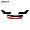 Fabricante de Changzhou en stock coche universal labio frontal de cuatro secciones ángulo anticolisión fibra de carbono multicomponente personalización bajo demanda