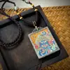 Conjunto de Producto TerminadoHotong Xizang Tíbet Nepalesa Thangka con Mandala Artesanía Pesada Concha 4*5